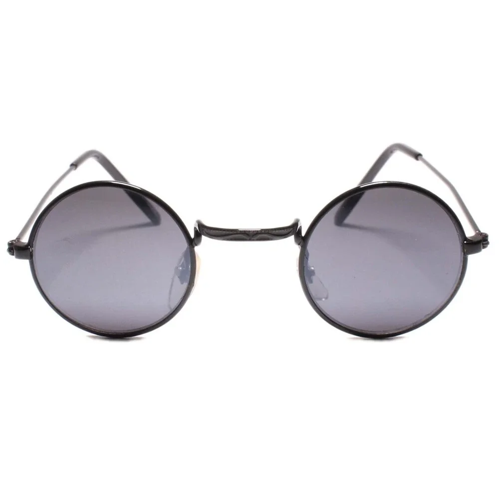 Kids 0-2 year Round Black Sunglasses 100% UV Protection